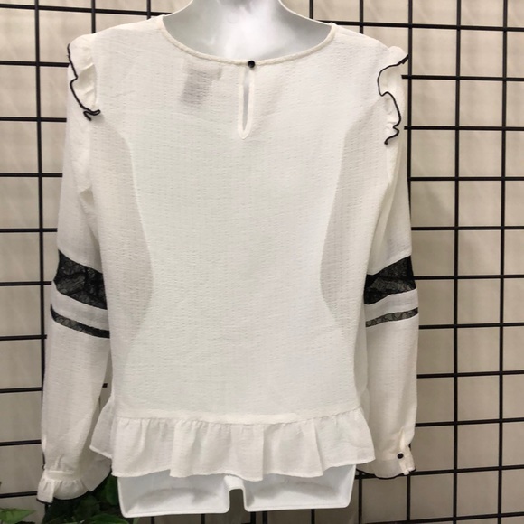 Black and white Cad blause - Picture 2 of 7